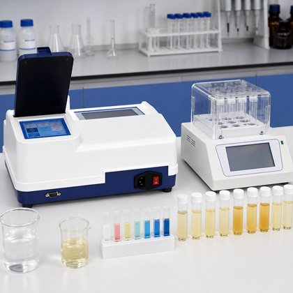 Analyzer with 9 position digester