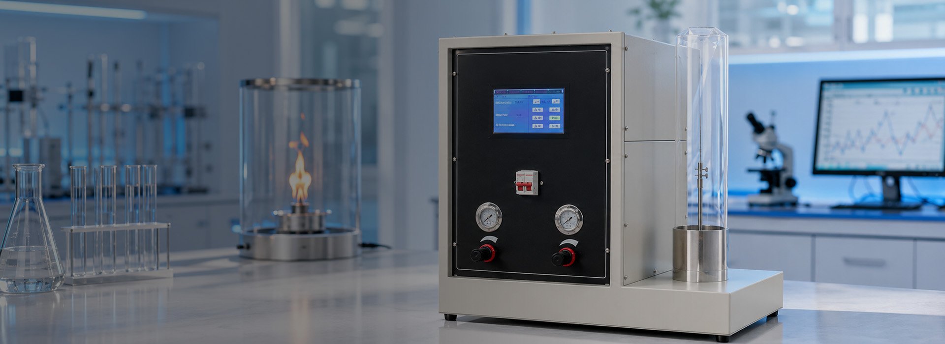 Oxygen Index Tester for Flame Performance Testing