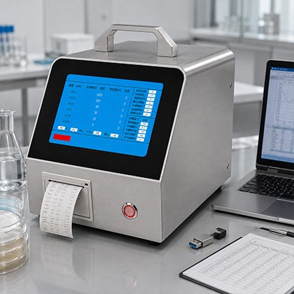 Touch Screen Cleanroom Particle Counter
